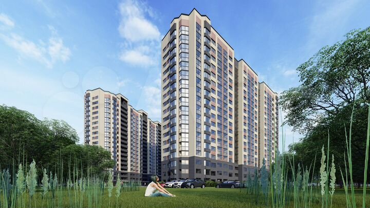 2-к. квартира, 71,7 м², 3/18 эт.