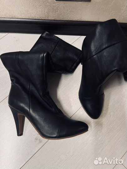Сапоги кожа весна 39р