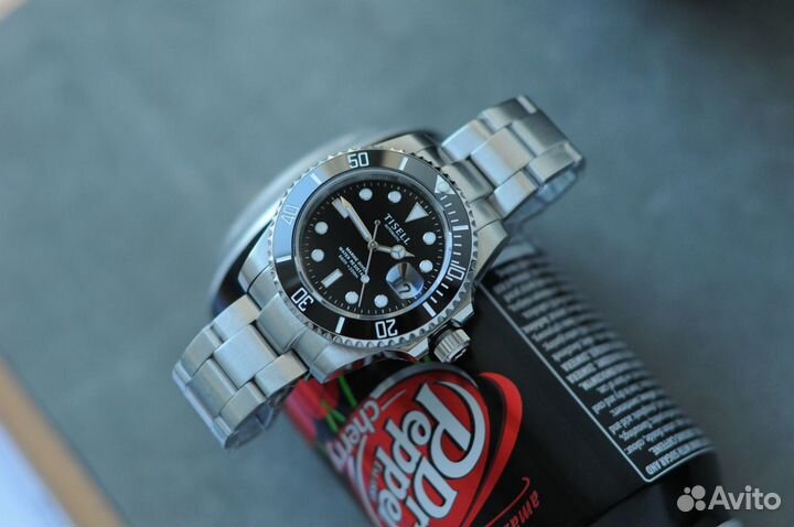 Tisell Submariner Date, 40 мм, новые