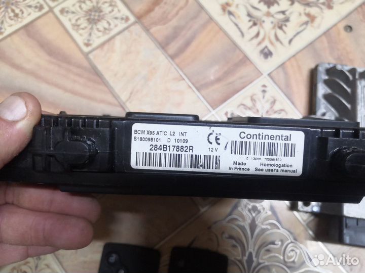 Renault scenic 3 k9k 1.5 dci 110 эбу