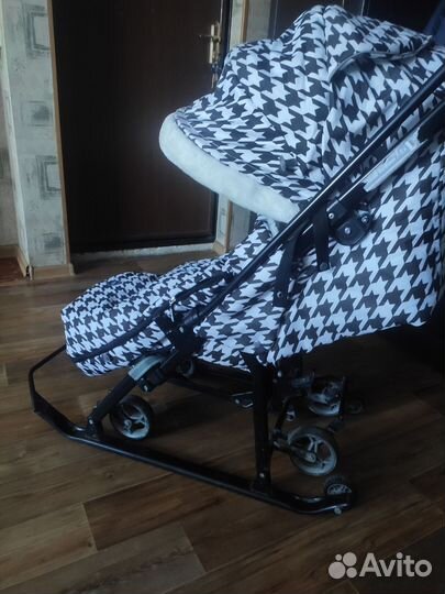 Детские санки коляска nika