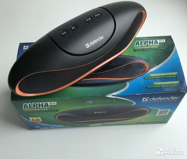 Портативная акустическая система Defender Alpha S4