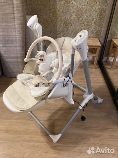 Детский стульчик качели для кормления