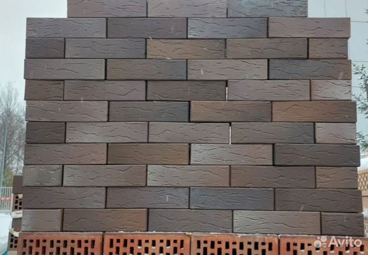 Кирпич клинкерный 1 NF волгабрик