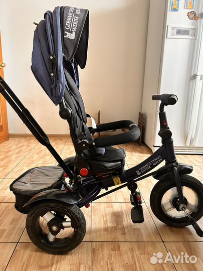 Велосипед коляска с ручкой