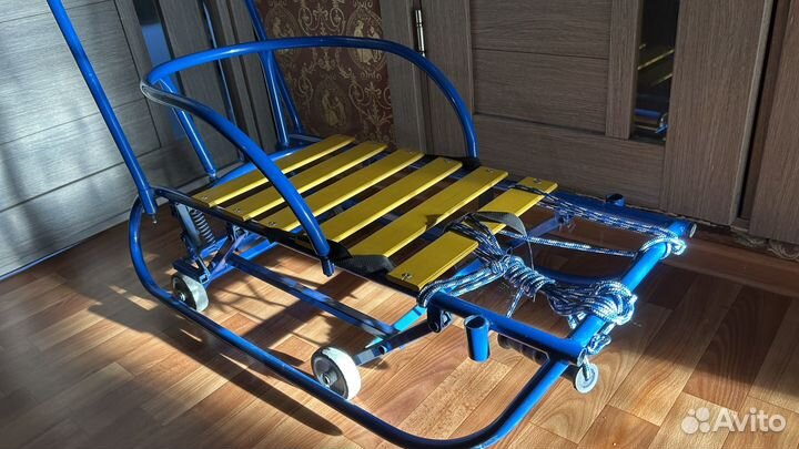 Сани детские с колесами