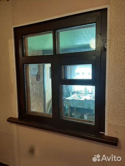 Оконный блок деревянный