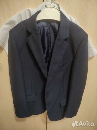 Школьный костюм для мальчика 122 128 синий