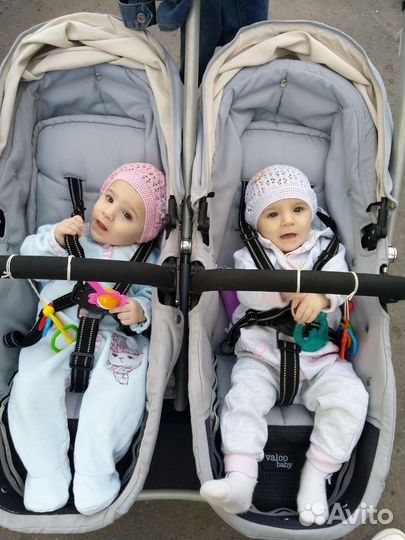 Коляска трансформер для двойни