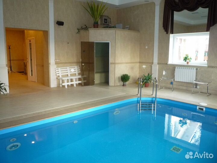 Сауна с теплым бассейном