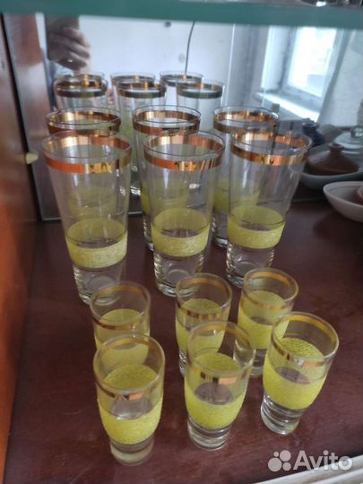 Набор стаканы и рюмки