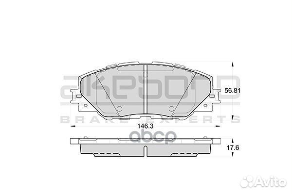 Колодки тормозные дисковые передние подходят дл