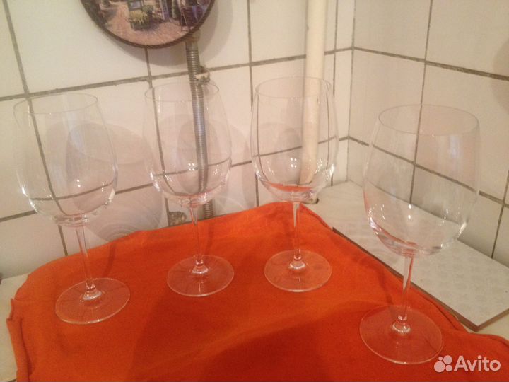 Хрусталь Бокалы - фужеры для вина 5 штук