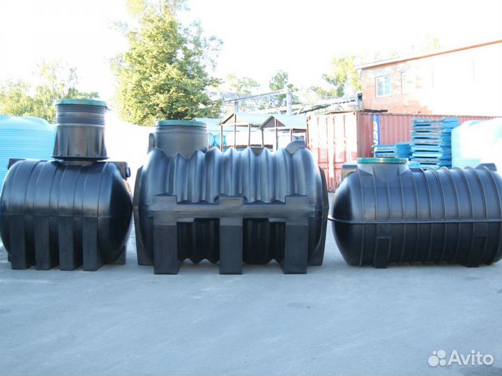 Септик эко Альфа с переливом