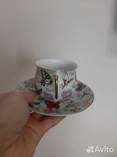 Фарфоровые кофейные пары