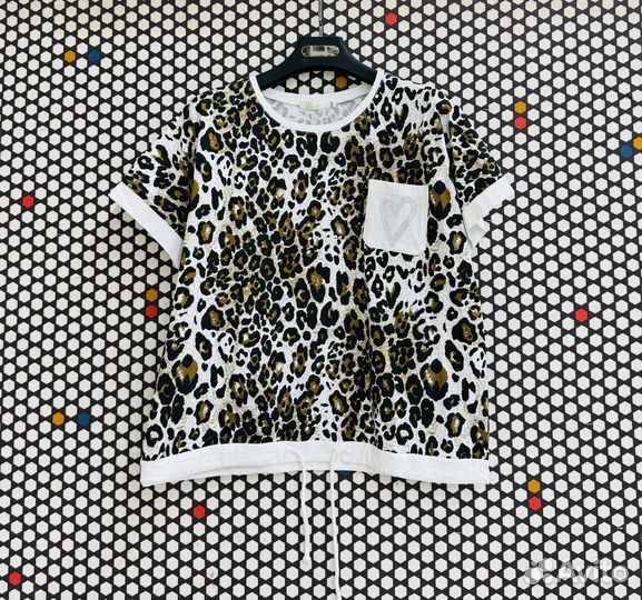 Футболка женская с карманом, Korean,52/58