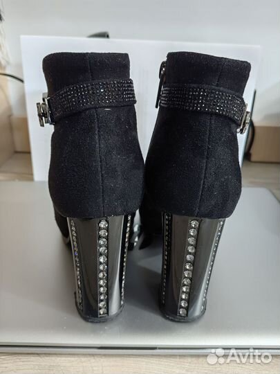 Ботильоны замшевые 35 размер