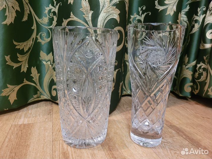 Вазы хрустальные ссср, новые