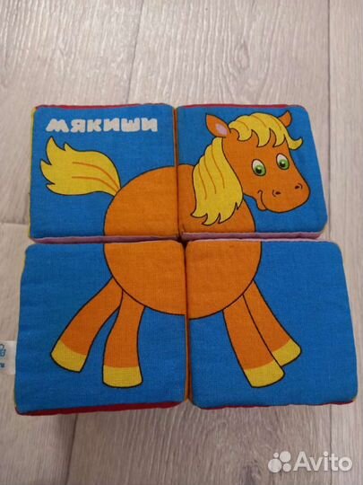 Кубики-мякиши, мозаика