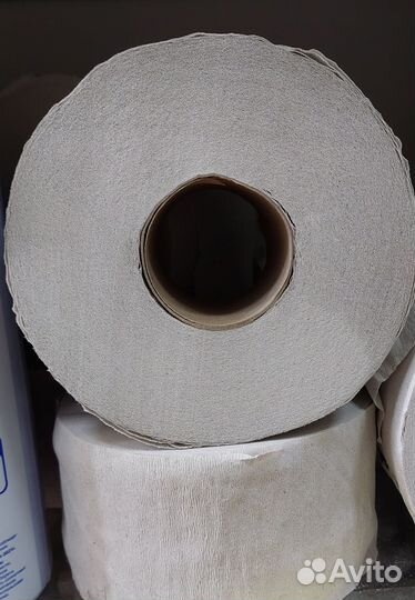 Туалетная бумага для диспенсеров серая/белая 180 м