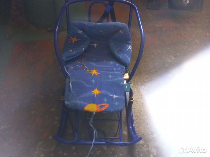 Детские санки с колесами