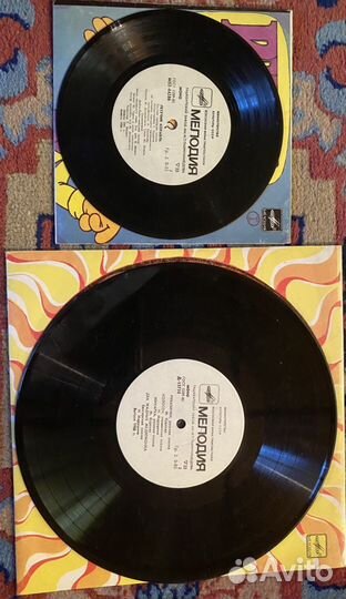 Виниловые пластинки сказки детские