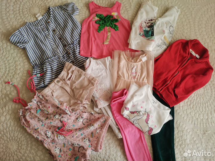 Брендовая одежда пакетом на девочку 2-3 года в сад