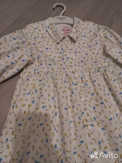 Платье рубашка для девочки 104