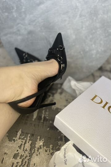 Туфли christian dior натуральная кожа