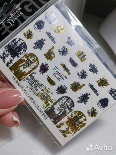 Слайдеры, пигмент, гель для ногтей