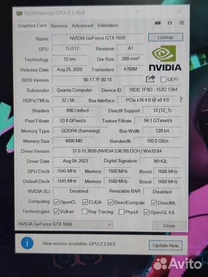 Игровой ноутбук Thunderobot i5/GTX 1650 4Gb