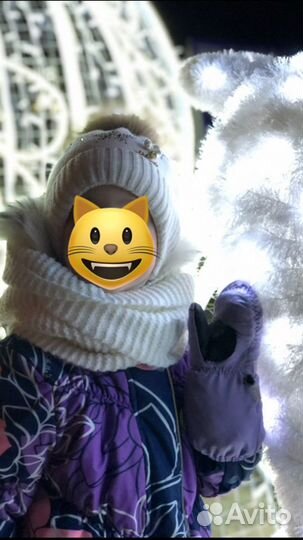 Шапка + снут на 5-6 лет