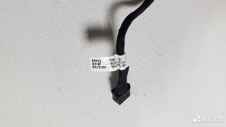Гнездо питания на шлейфе ноутбука HP Pavilion 15-b