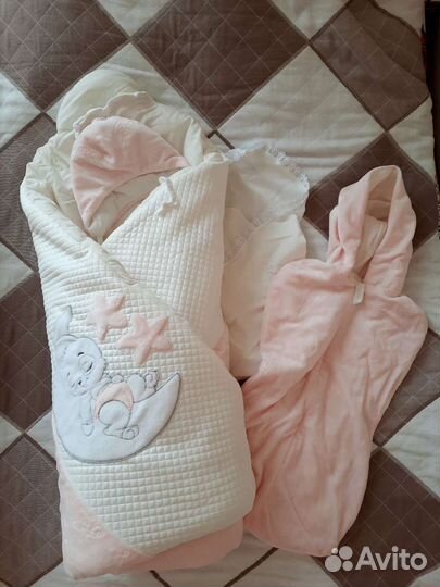 Одеяло на выписку весна-осень