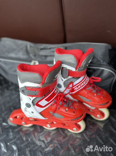 Роликовые коньки детские раздвижные