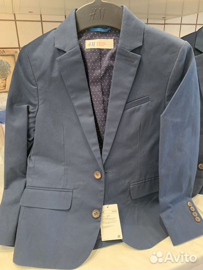 Пиджак школьный темно синий 122