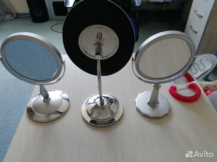 Зеркало настольное двухстороннее с увеличением