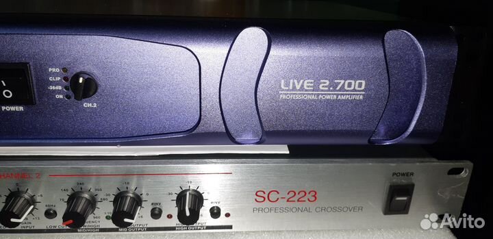 Усилитель профи Volta live 2*700 4Ом новый