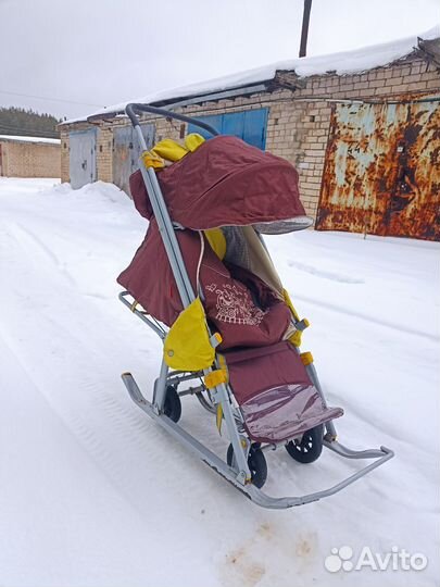 Коляска санки