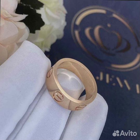 Кольцо Cartier Love из розового золота