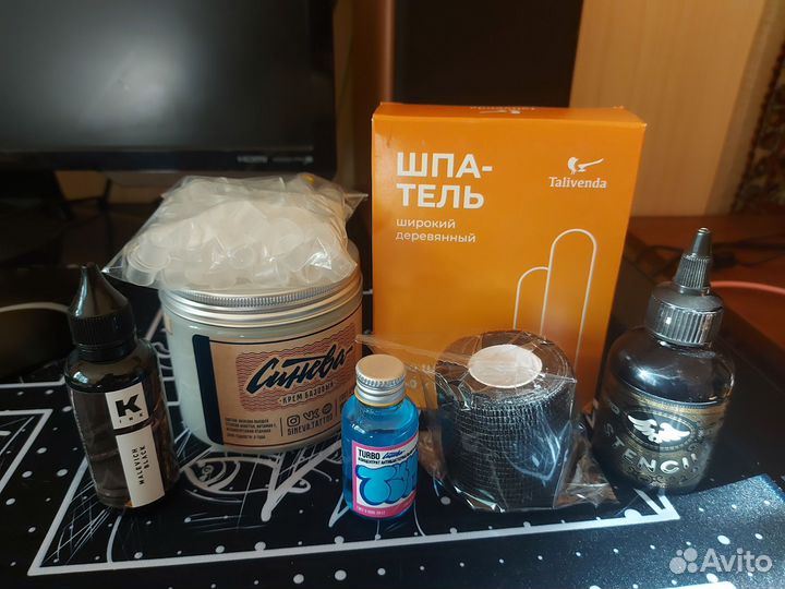 Тату машинка и доп расходники