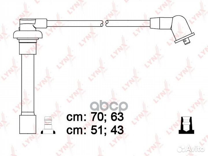 Комплект высоковольтных проводов (класс E) SPE3408