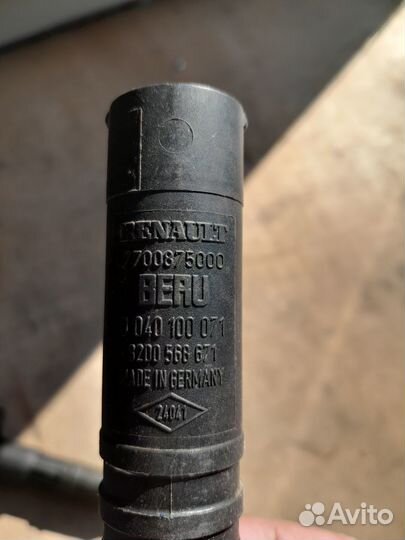 Катушка зажигания renault duster