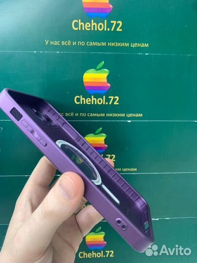 Чехол стеклянный Magsafe iPhone 11 ProMax