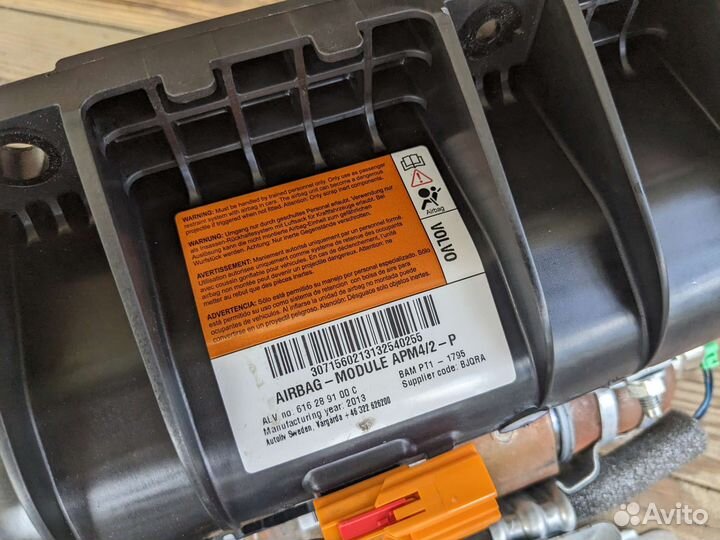 Srs подушка безопасности пассажира volvo