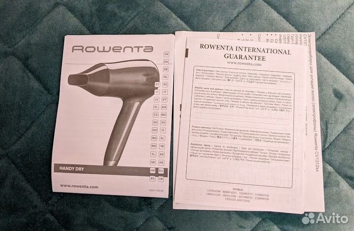 Фен rowenta новый