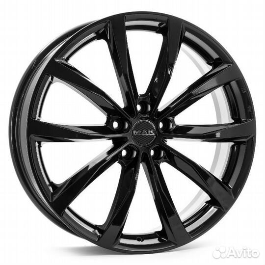 R17 5x114,3 7,5J ET40 D76 MAK Wolf Gloss Black