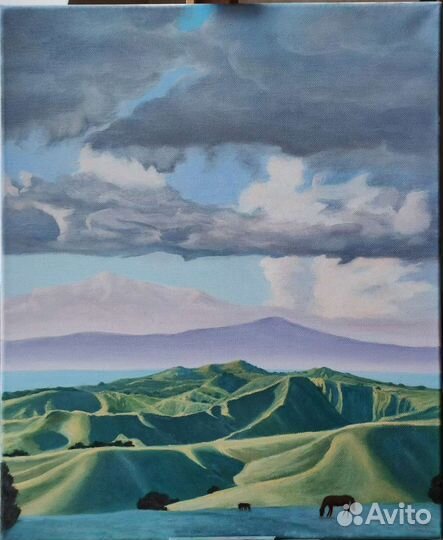 Картина маслом на холсте, 38х46см