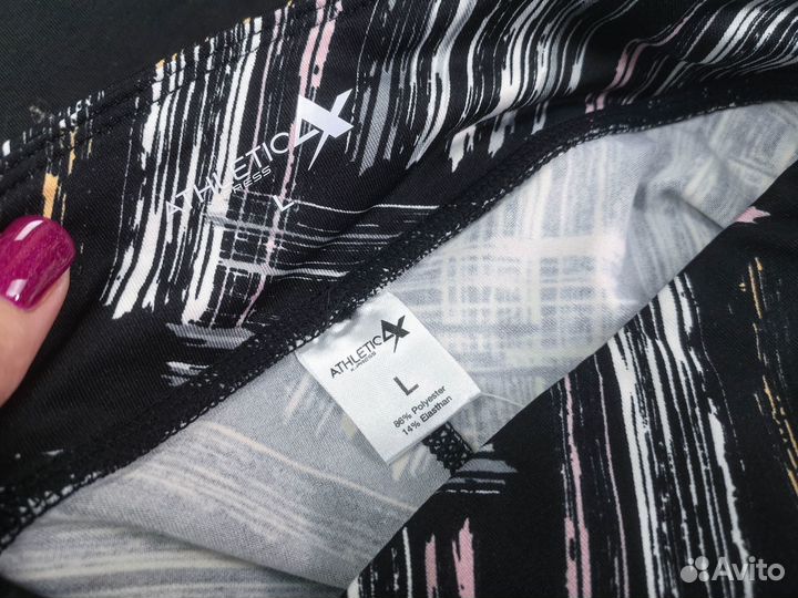 Леггинсы укороченные спорт