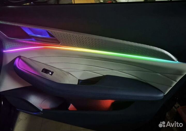 Динамическая подсветка салона авто/ ambient light